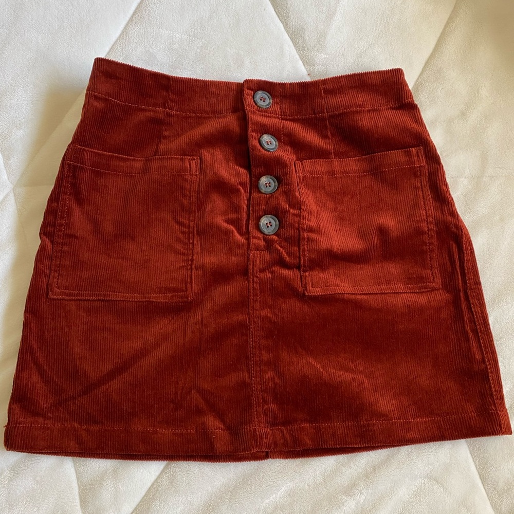 Corduroy skirt